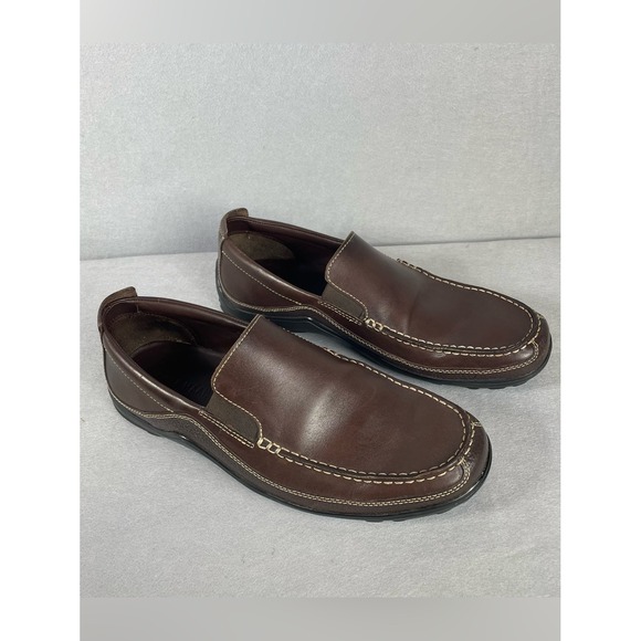 Cole Haan Other - Cole Haan Tucker Venetian Dark Brown Leather Slip-On Loafers Mens 11M C04059